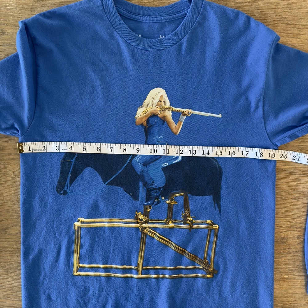 Beyonce American Requiem Long Sleeve Tee-Blue-Sz M-Cowboy Carter Tour 2025 Merch - Picture 6 of 14